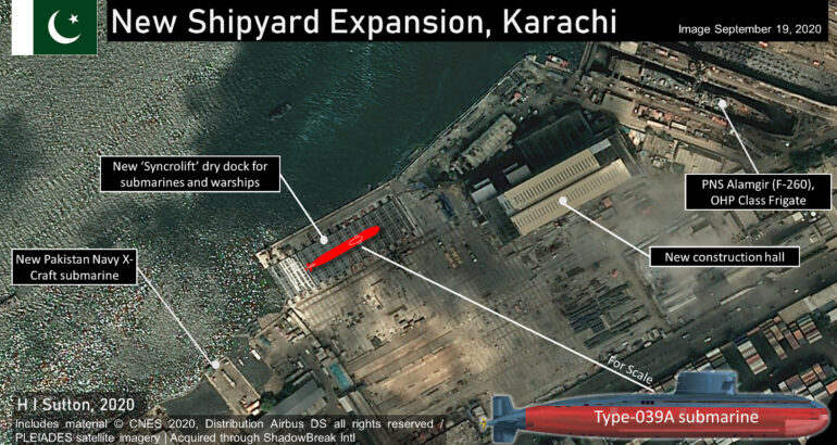 Pakistan Navy submarine building program, new facilities in Karachi
