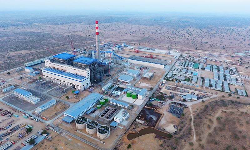 A view of Engro Powergen Thar Limited's (EPTL) lignite coal power plant in Thar. ─ Photo courtesy SECMC Twitter