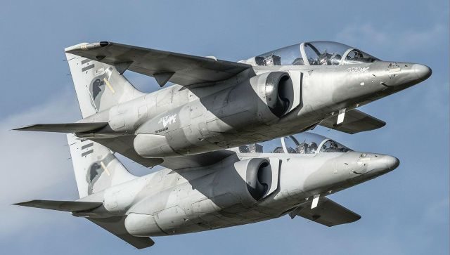 Argentina deployed Pampa III combat aircraft near the Falklands