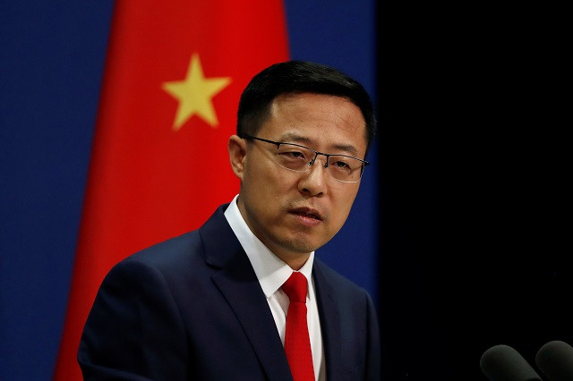 chinese foreign ministry spokesperson zhao lijian attends a news conference in beijing china september 10 2020 photo reuters