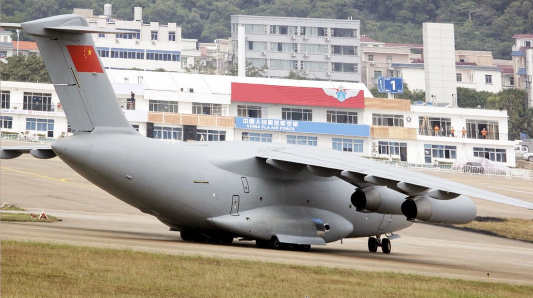 Y-20 China Future Military Transport Airplane air show 2014-5.jpg