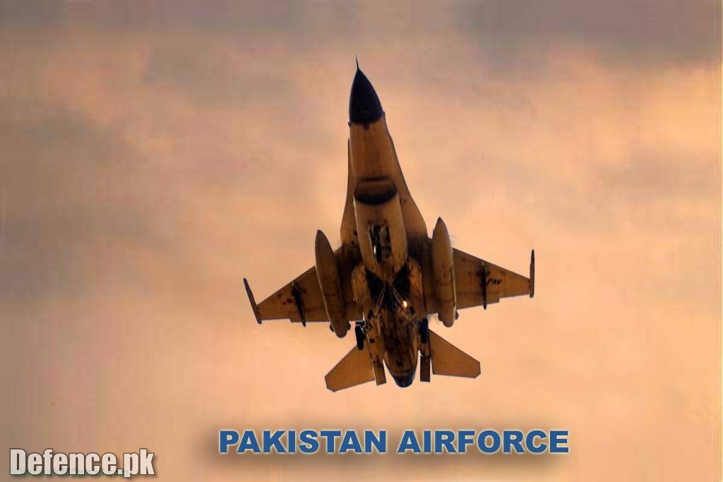 A Pakistani Viper Landing at evening.