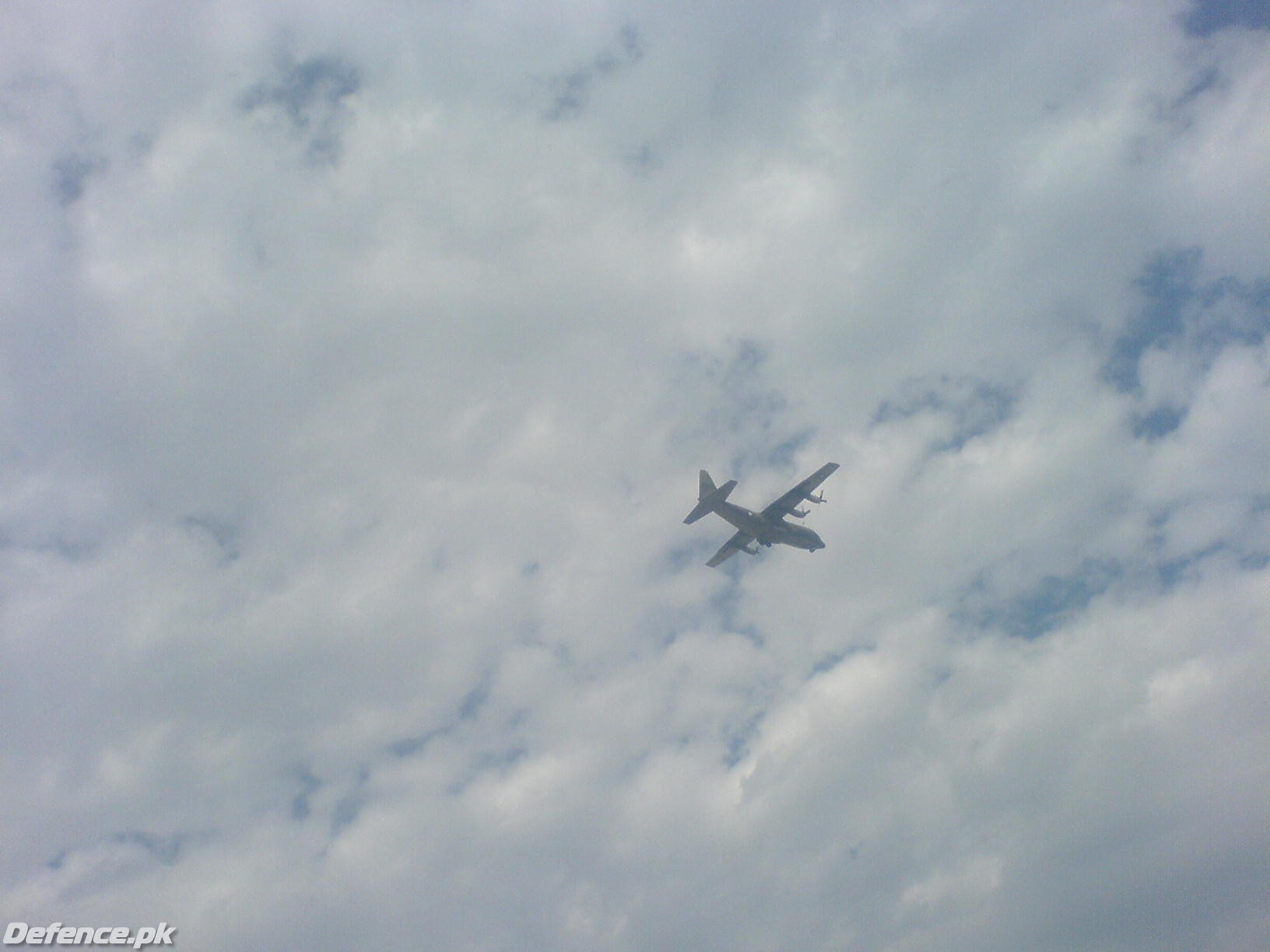 C-130 FLYING OVER NAWABSHAH
