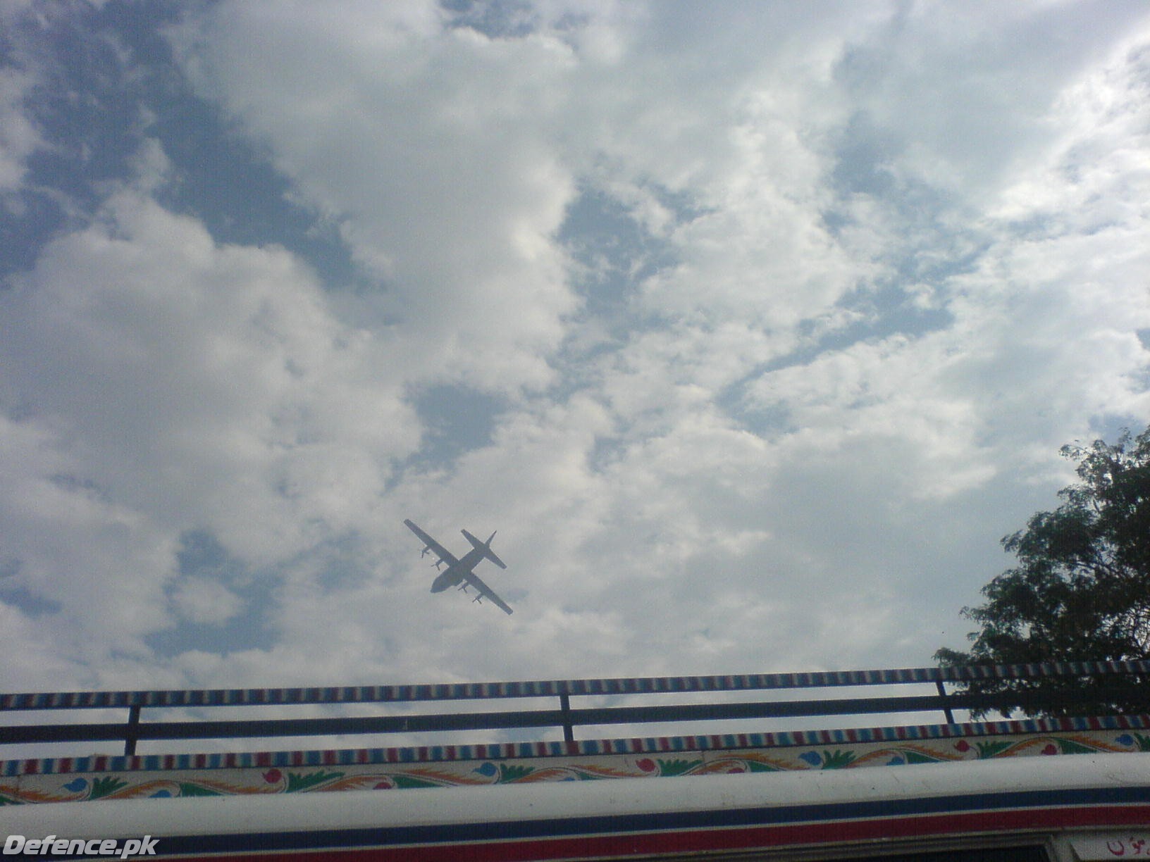 C-130 Flying over Nawabshah.
