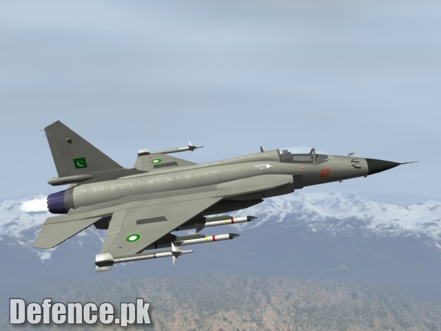 JF-17 OVER THE MOUNTAINS