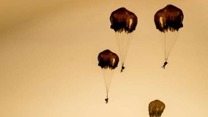 India Tv - The Parachute Regiment of the Indian Army on March 14 and 15 conducted an Airborne Exercise in Peninsular India. 