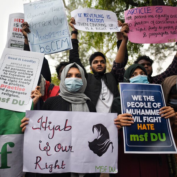 As India turns 75, Muslim girls are suing to wear the hijab — and protect secularism