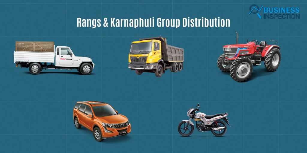 Rangs Group and Karnaphuli Group distribute Mahindra, Mahindra pickups, trucks, tractors, and passenger cars in Bangladesh.