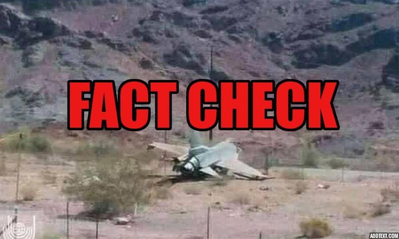 The picture of a US F-16 plane that was falsely claimed as showing a PAF jet. — Photo: Twitter