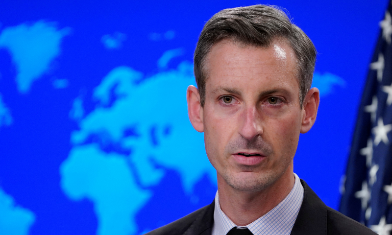 US State Department spokesperson Ned Price speaks during a briefing at the State Department in Washington, DC. — Reuters/File