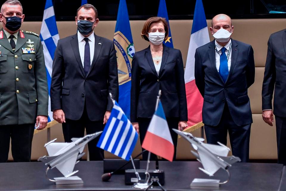 GREECE-FRANCE-DEFENCE-WEAPONS-TURKEY-DIPLOMACY