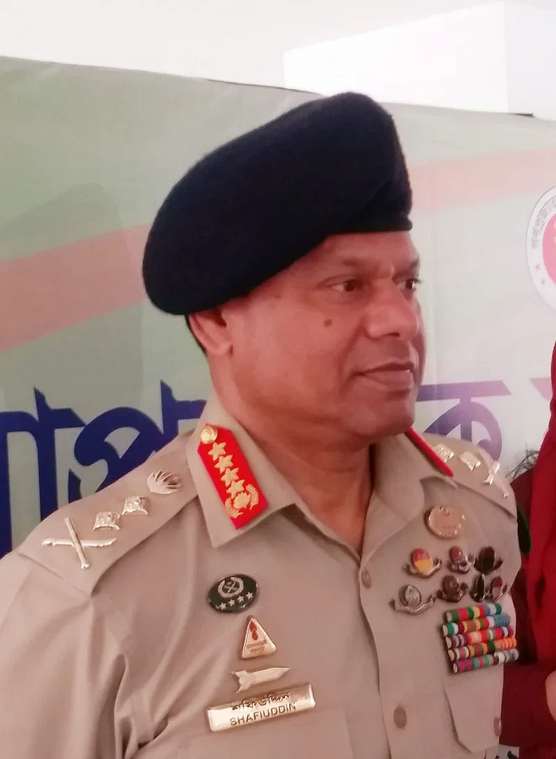 Bangladesh Army chief General SM Shafiuddin Ahmed briefs media 
