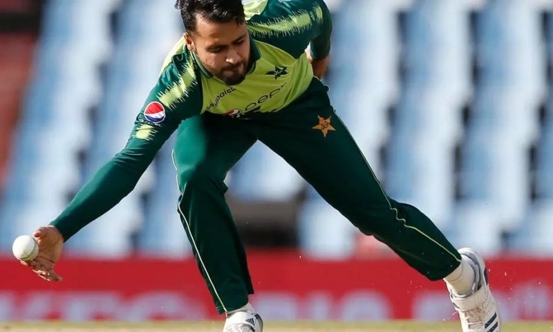 Faheem Ashraf took three for 17 to spark South Africa's collapse in the fourth Twenty20 at Centurion, April 16. — AFP