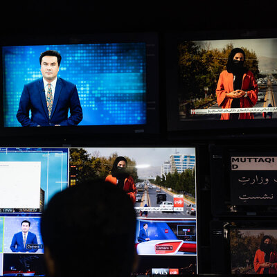 Inside a TV news station determined to report facts in the Taliban's Afghanistan