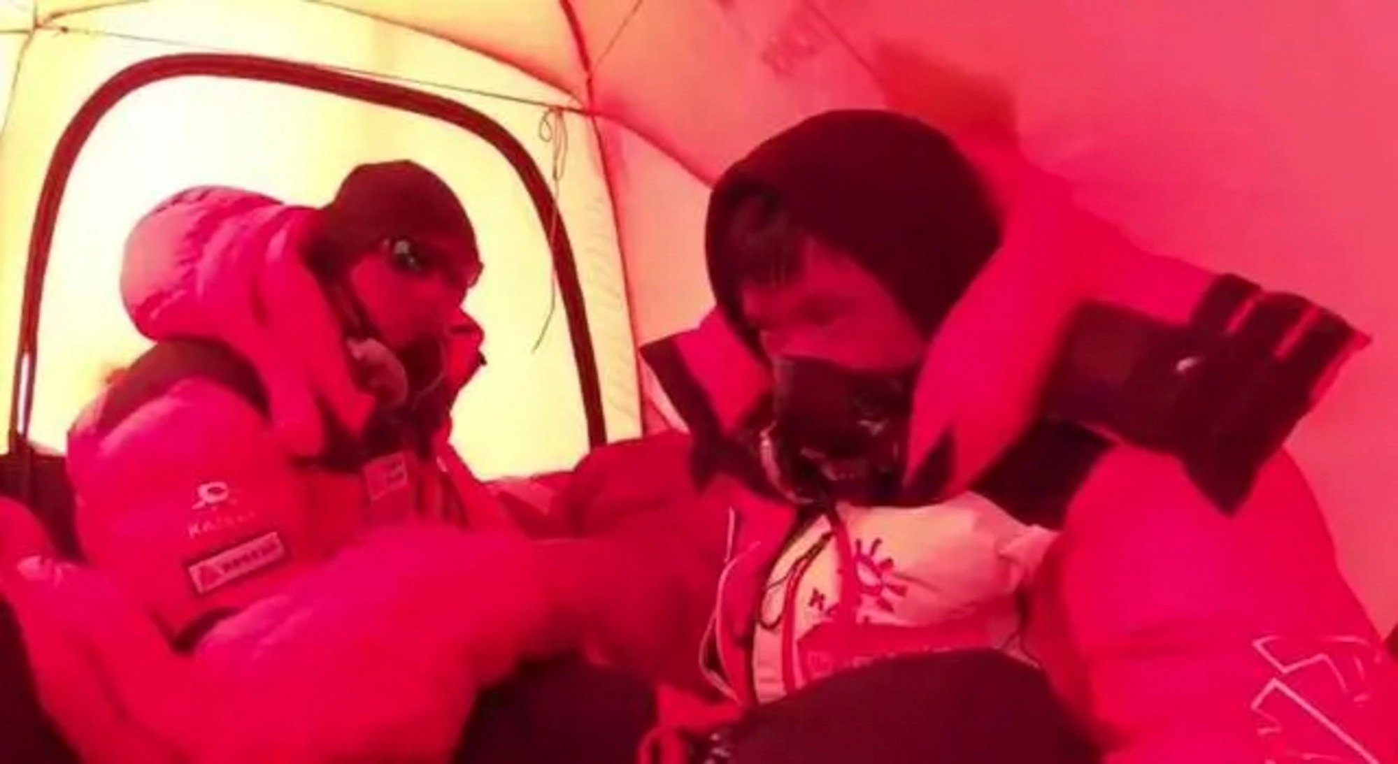 “Ascending to the top of Everest is our dream, but it can’t be compared with life,” says Xie after helping save the woman. Photo: Hunan Provincial Mountaineering Team