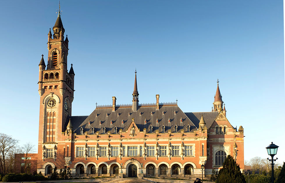 The International Court of Justice, which has its seat in The Hague,is the principal judicial organ of the United Nations