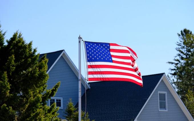 A housing developer wants homeowners to fly the Stars and Stripes