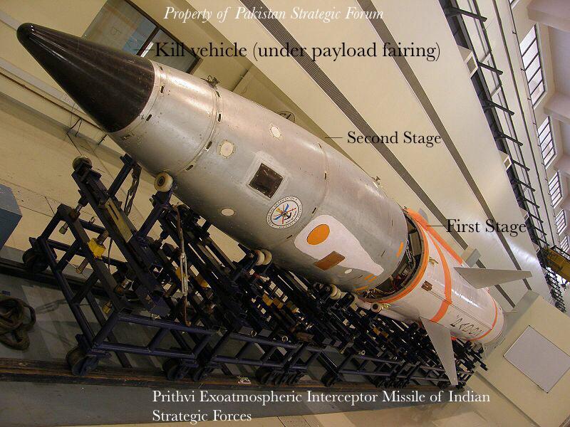 Prithvi Exoatmospheric Interceptor Missile