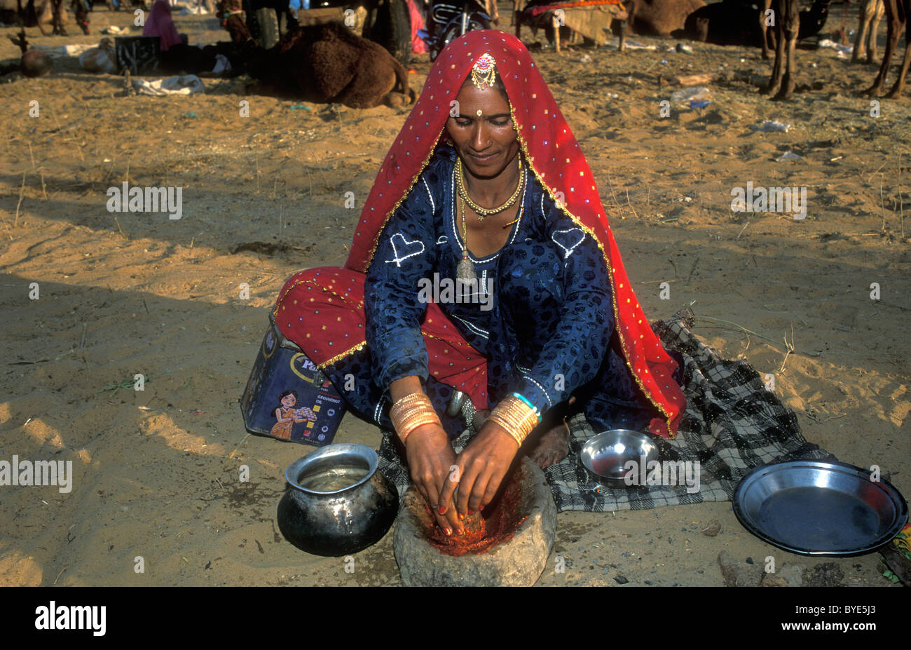 indian-woman-wearing-traditional-clothing-crushing-chillies-in-a-mortar-BYE5J3.jpg