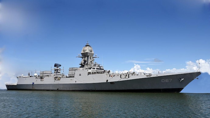 INS Mormugao commissioned into the Indian Navy 