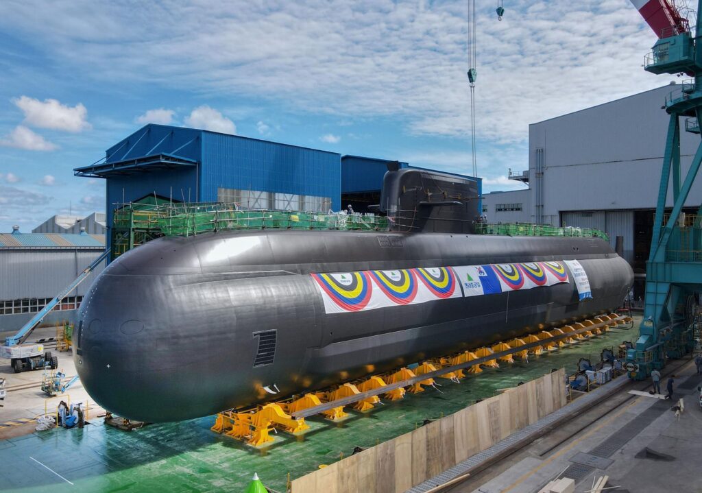 South Korea’s HHI Launches 3rd KSS III Submarine for the ROK Navy