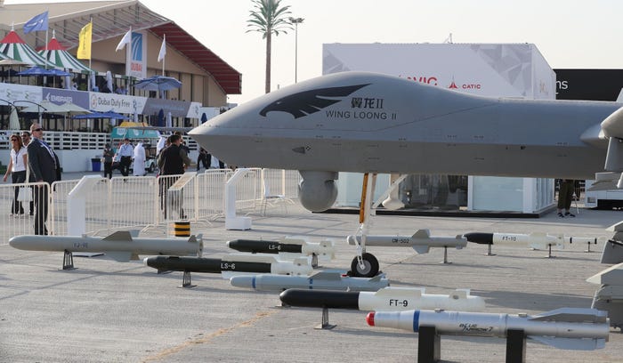 China Wing Loong II drone Dubai