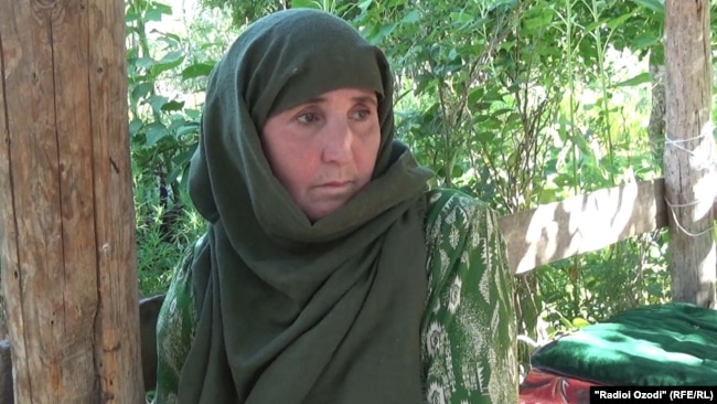 Zulqada Yunusova said her militant son, Muhammad Sharifov, is still in Afghanistan.