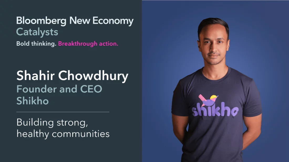 Shikho’s founder selected for Bloomberg’s Class of 2023 New Economy Catalysts