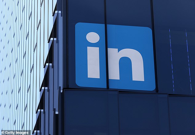 LinkedIn is the world's largest professional networking site with more than 930 million users. Pictured: LinkedIn's office in San Francisco