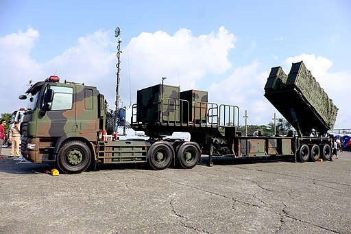 ROCN Hsiung Feng II & Hsiung Feng III Anti-Ship Missile Launchers Truck Display at Zuoying Naval Base Ground 20151024