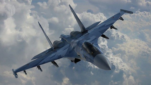 Russia will unveil the export Sukhoi Su-57E fighter in India - Su-35 fighter jet