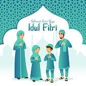 selamat-hari-raya-idul-fitri-is-another-language-of-happy-eid-mubarak-vector-id1148437279