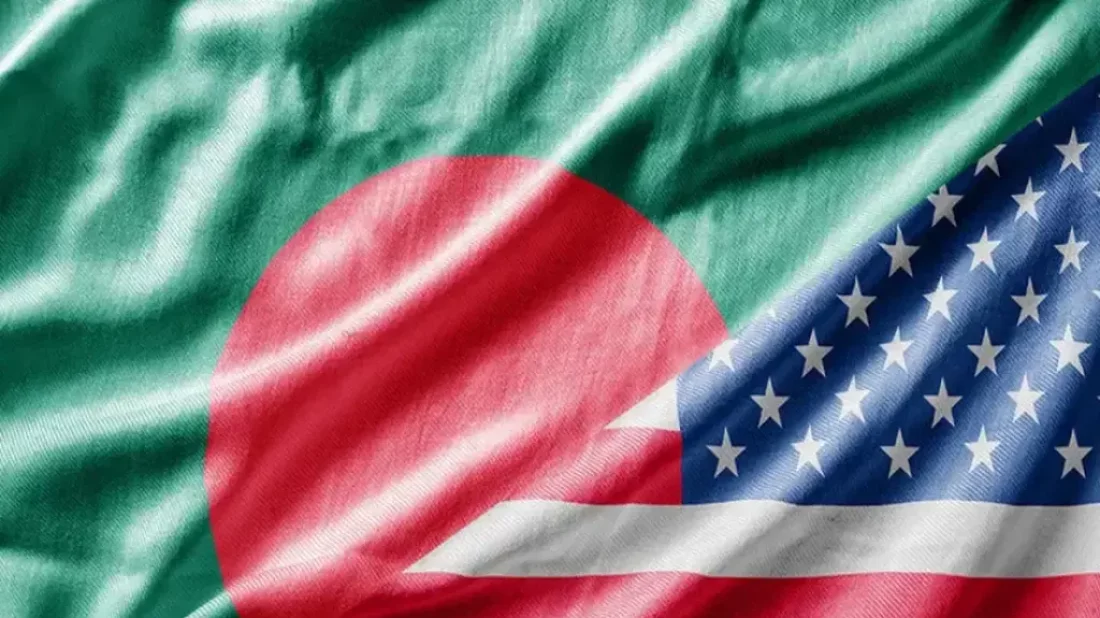 US-Bangladesh flag. Photo: collected