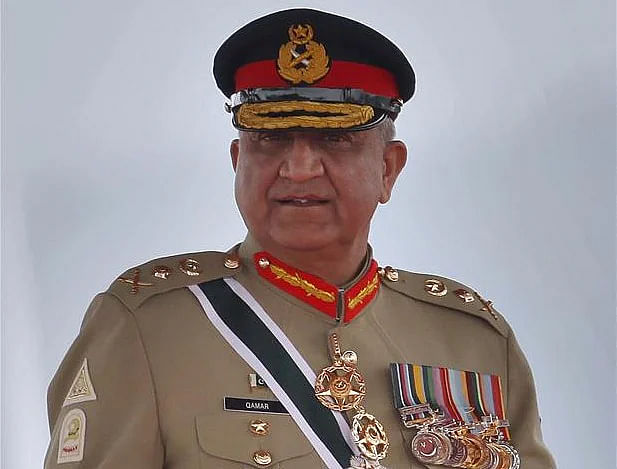 General Qamar Javed Bajwa is the outgoing army chief of Pakistan