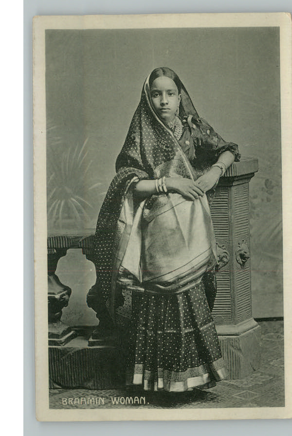 Post+Card+of+an+Indian+Brahmin+Woman+-+1910%2527s.JPG