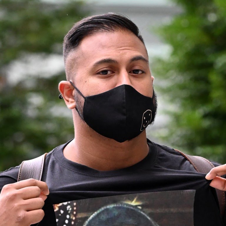Subhas Nair arrives at a court in Singapore in November 2021 to be charged over his comments on race and religion. Photo: AFP
