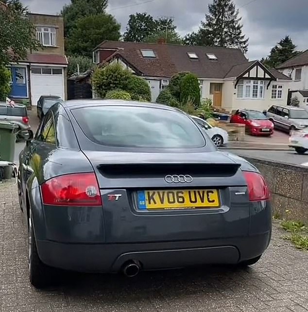 This Audi TT was another vehicle stolen by the two men who turned to crime in an attempt to make money