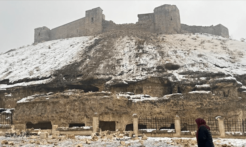 <p>The historical Gaziantep Castle was also damaged in the earthquake that hit Turkiye on Feb 6. — Anadolu Agency</p>