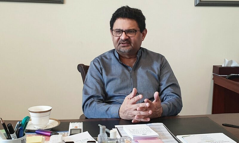 <p>Finance Minister Miftah Ismail speaks during an interview with Reuters in Islamabad on September 18, 2022. — Reuters/file</p>