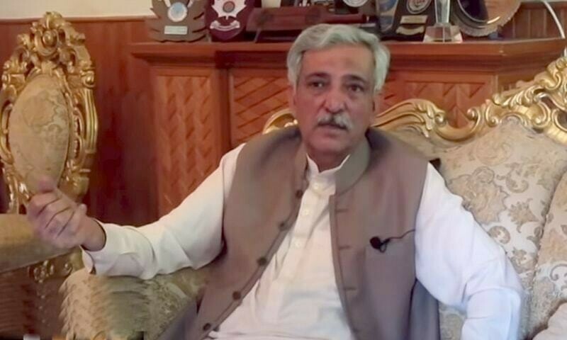Former FIA DG Bashir Memon gestures in an interview with journalist Matiullah Jan (not pictured). — Photo courtesy screengrab from video on Matiullah Jan’s YouTube channel/File