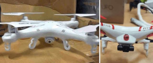 The UAVs seized by Israeli authorities