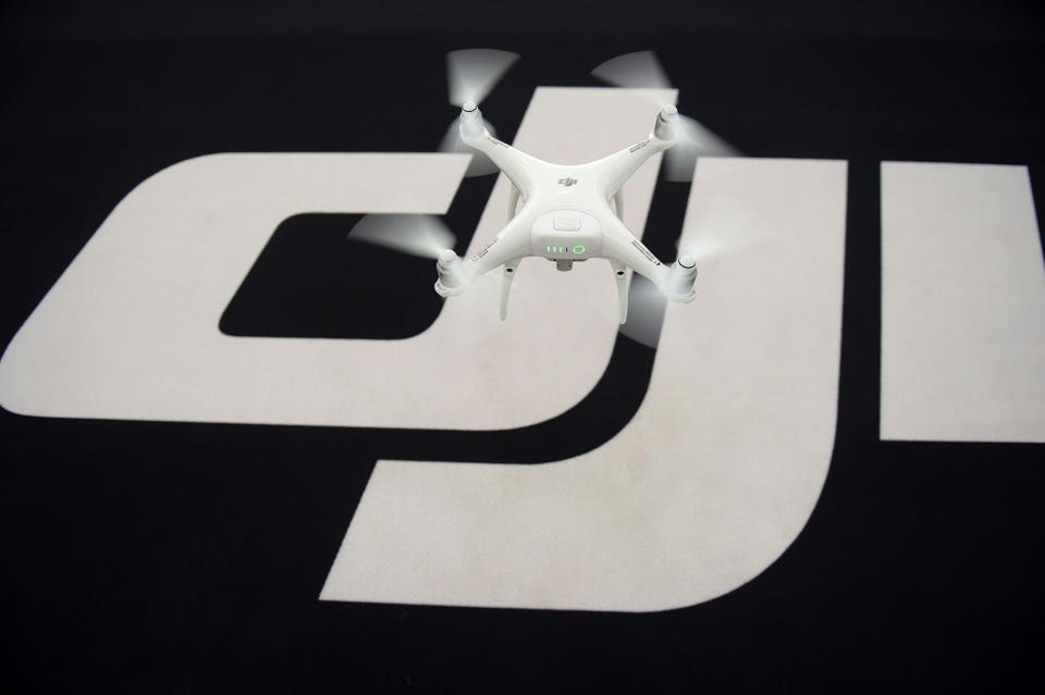 DJI Chinese drones dominate US policing market