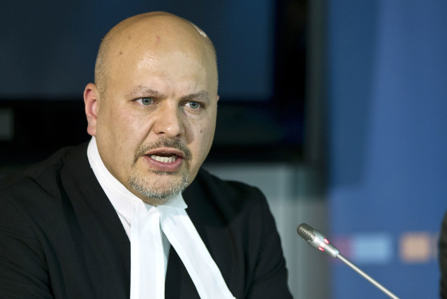 Defence Counsel for Kenya's Deputy President William Ruto, Karim Khan attends a news conference before the trial of Ruto and Joshua arap Sang at the International Criminal Court (ICC) in The Hague September 9, 2013. (photo credit: MICHAEL KOOREN / REUTERS)
