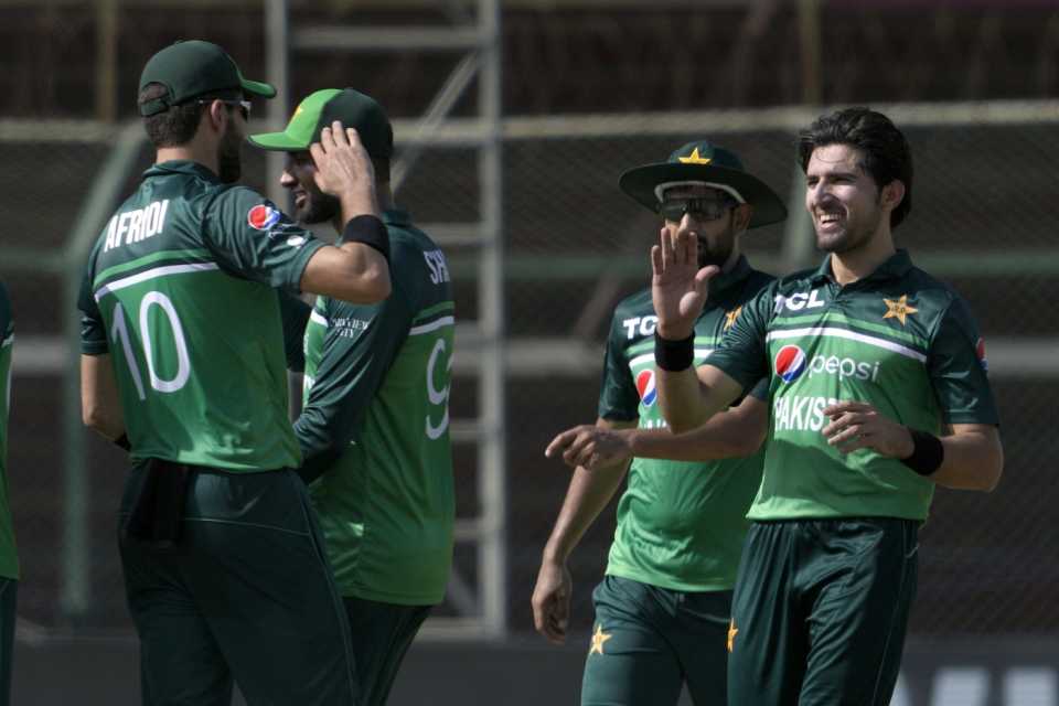 Mohammad Wasim struck off his third ball in the match
