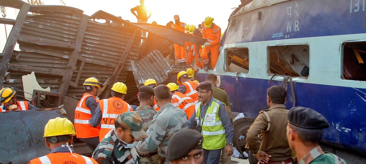 Kanpur train accident: UP Railway Police chief denies sabotage claims