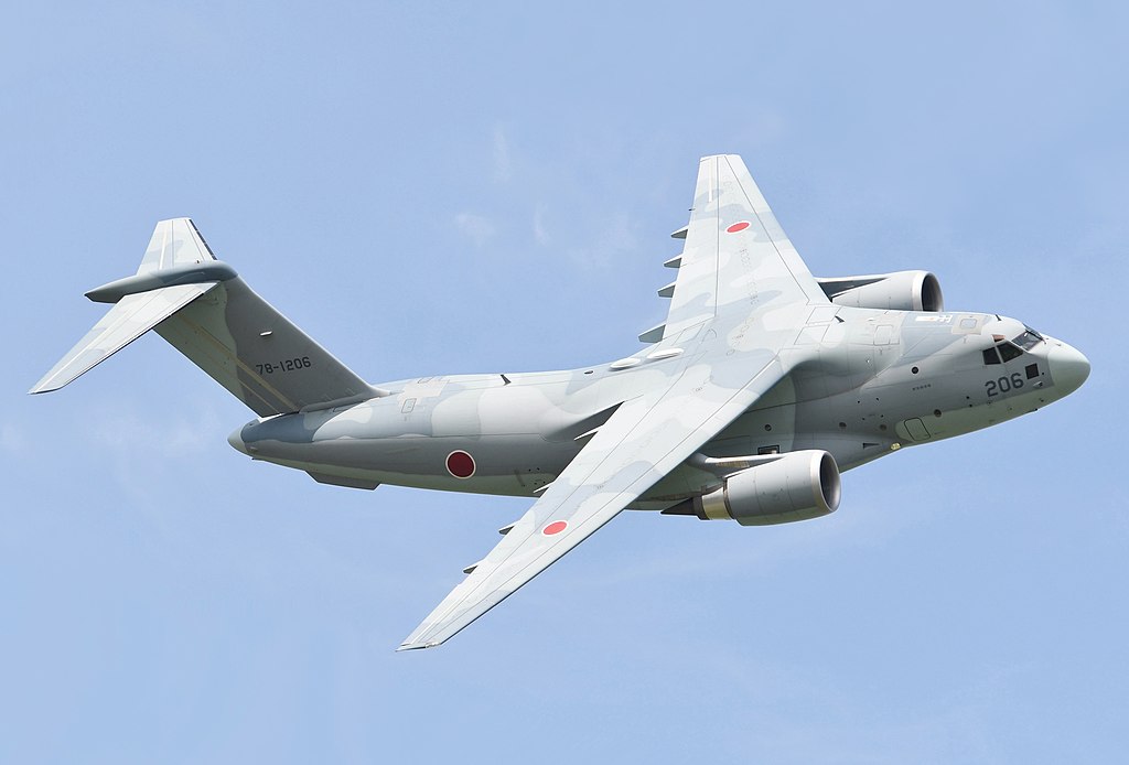 JASDF C-2 fly over at Miho Air Base.jpg