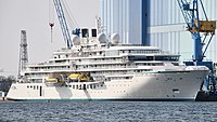 Stralsund, Crystal Endeavor vor der MV Werft (2021-03-26), by Klugschnacker in Wikipedia (2) (cropped).jpg