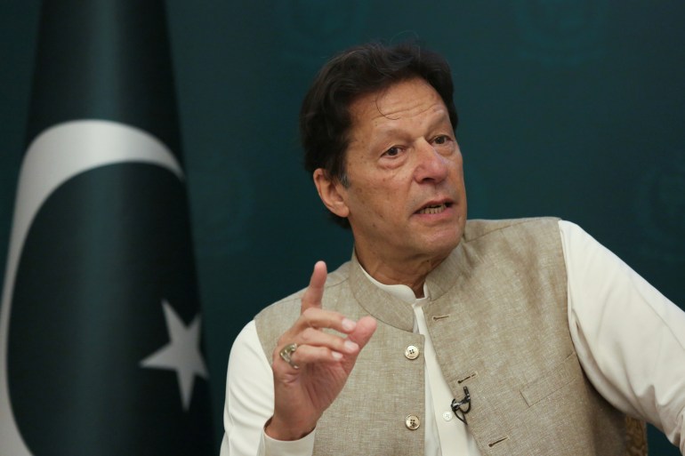 Khan said his government would not allow US to set up any bases inside Pakistan [File: Saiyna Bashir/Reuters]