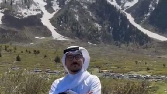 Arab influencer Amjad Taha(Screengrab)