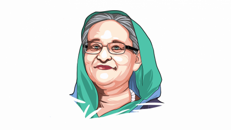 Prime Minister Sheikh Hasina. TBS Sketch